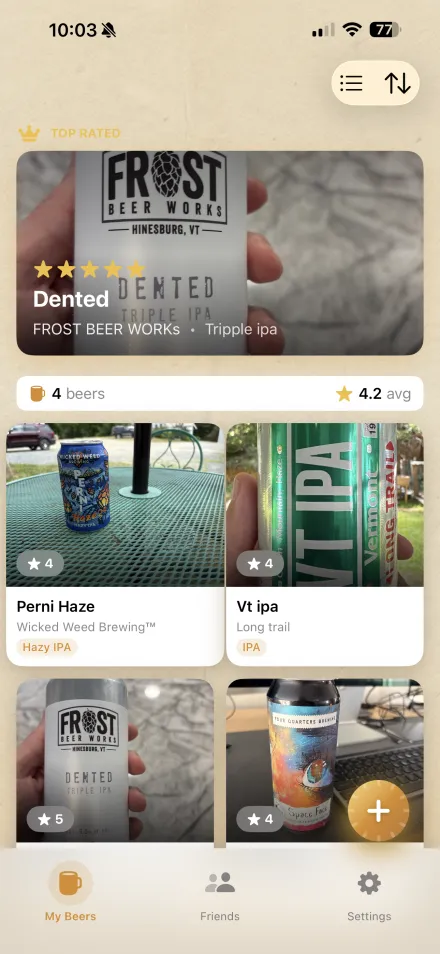 BeerRate - Beer List