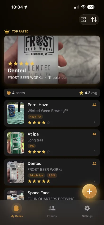 BeerRate - Settings